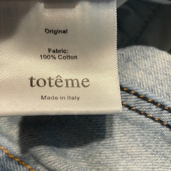 Toteme Twisted Seam High Waist Straight Leg Jeans - Picture 8 of 9